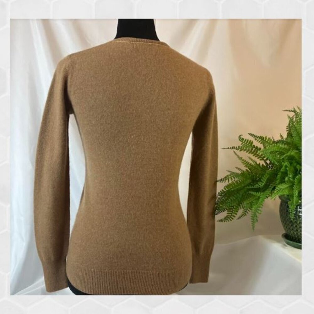 Galeries Lafayette Cashmere Cardigan Size 00/XS NWOT Sustainable Social Mission - Picture 5 of 7